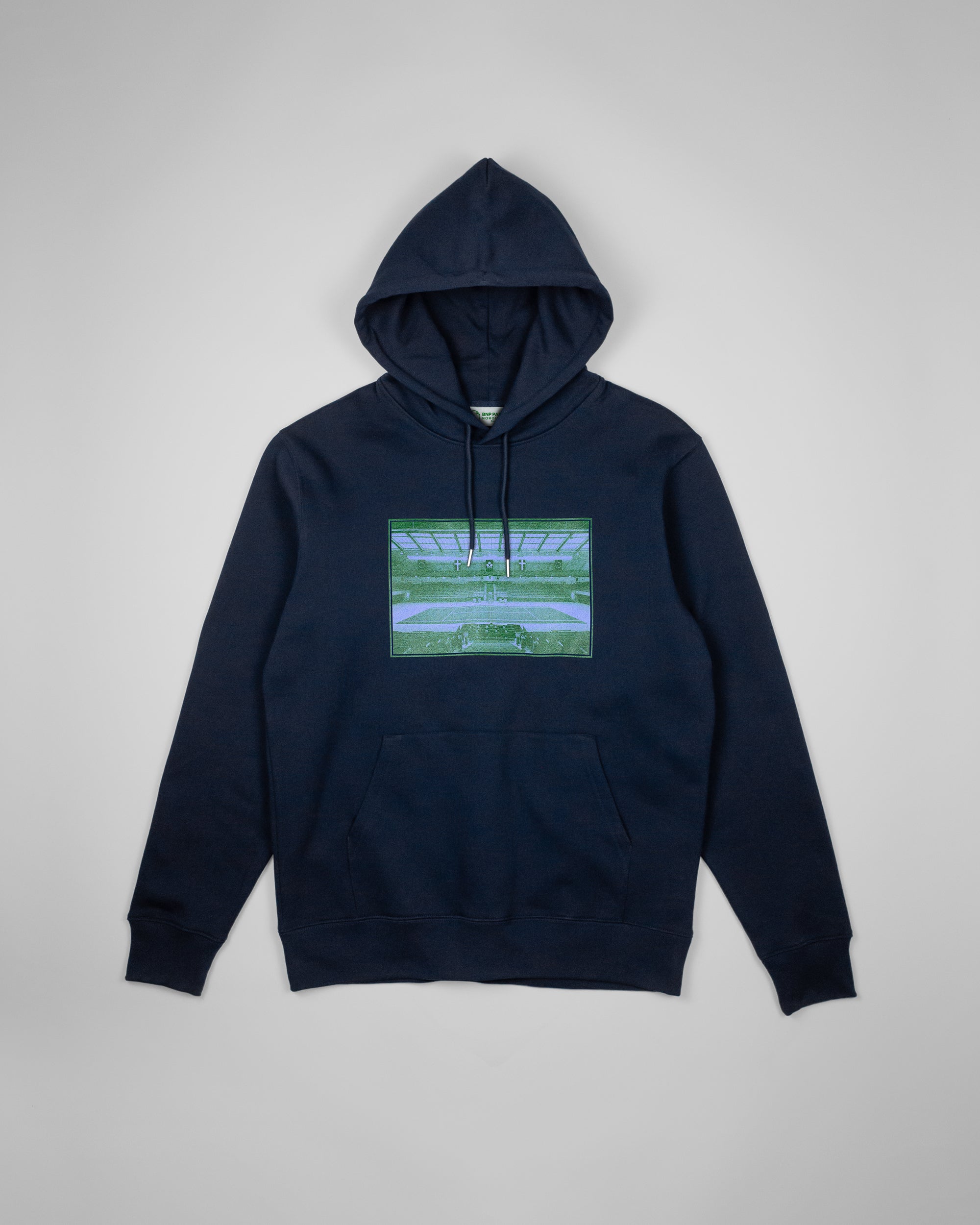 BNP PARIBAS NORDIC OPEN CENTRE COURT HOODIE MARINBLÅ