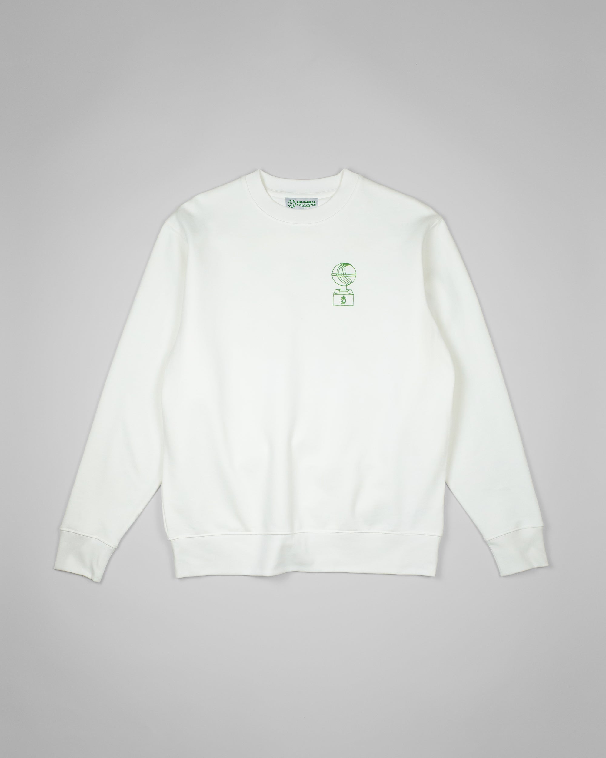 BNP PARIBAS NORDIC OPEN RACKETS SWEATSHIRT OFF WHITE