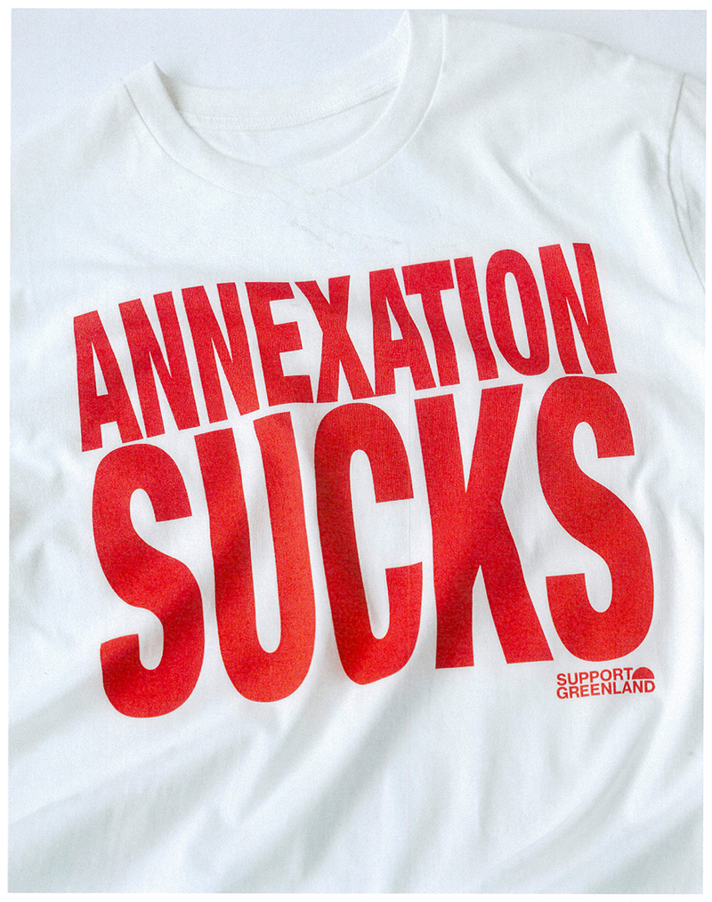SUPPORT GREENLAND AS T-SHIRT OFF WHITE