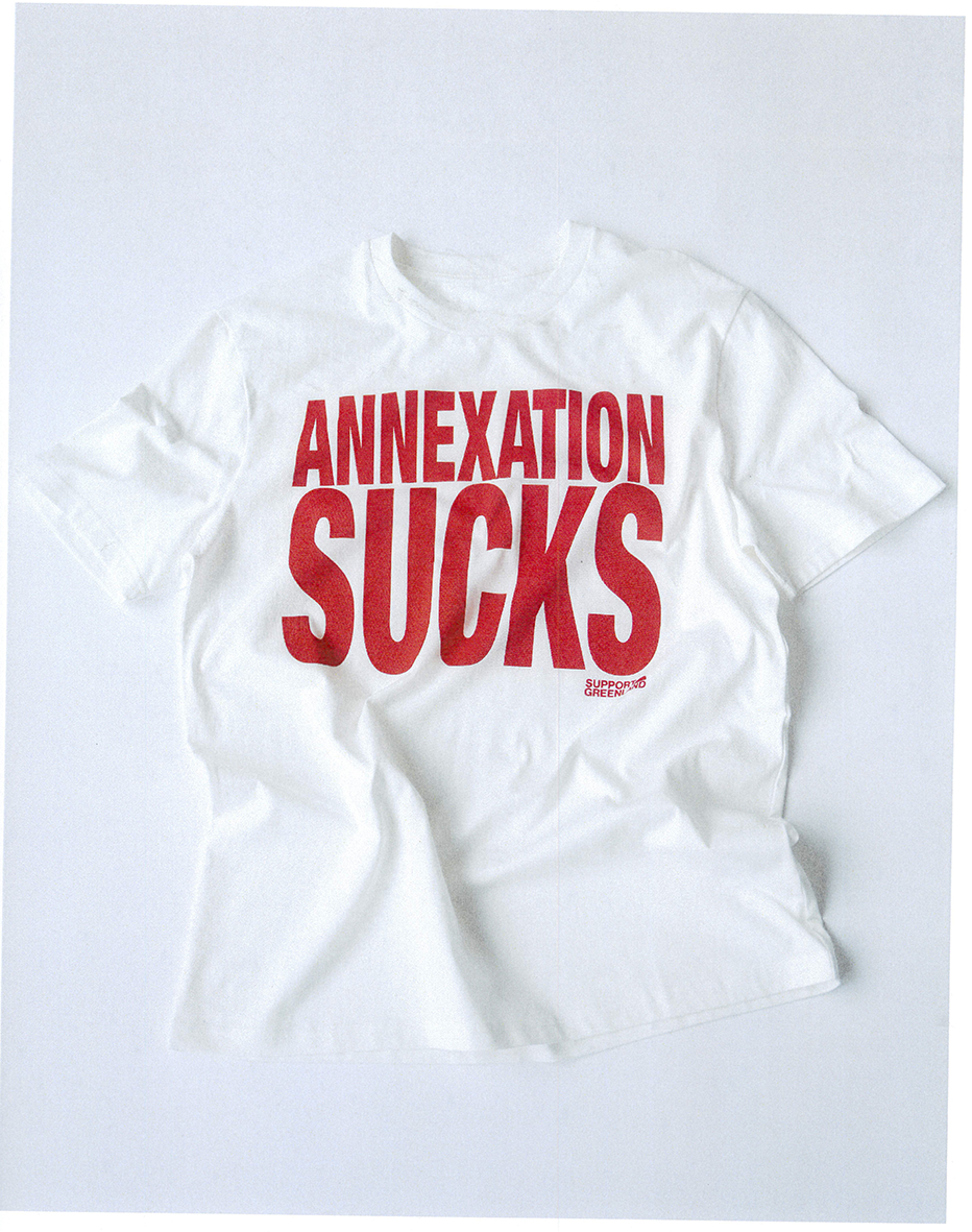 SUPPORT GREENLAND AS T-SHIRT OFF WHITE