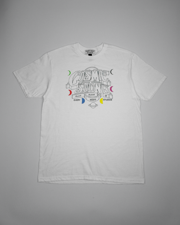 COSMIC SOUND T-SHIRT WHITE