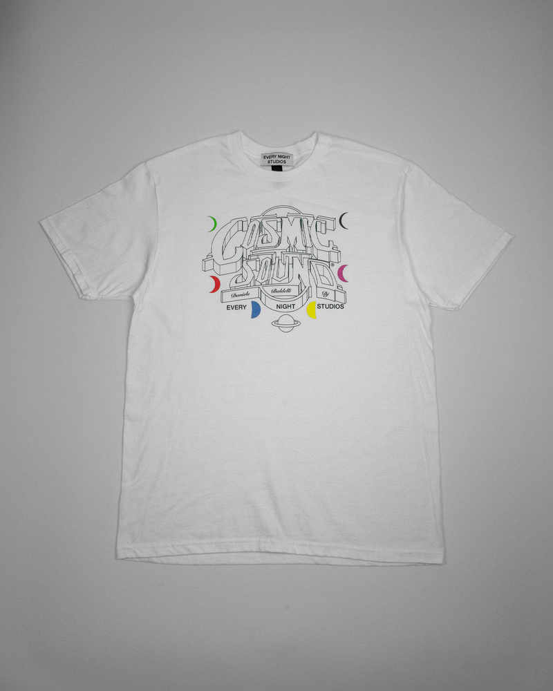 COSMIC SOUND T-SHIRT WHITE