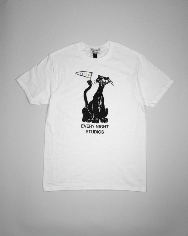 CAT T-SHIRT WHITE