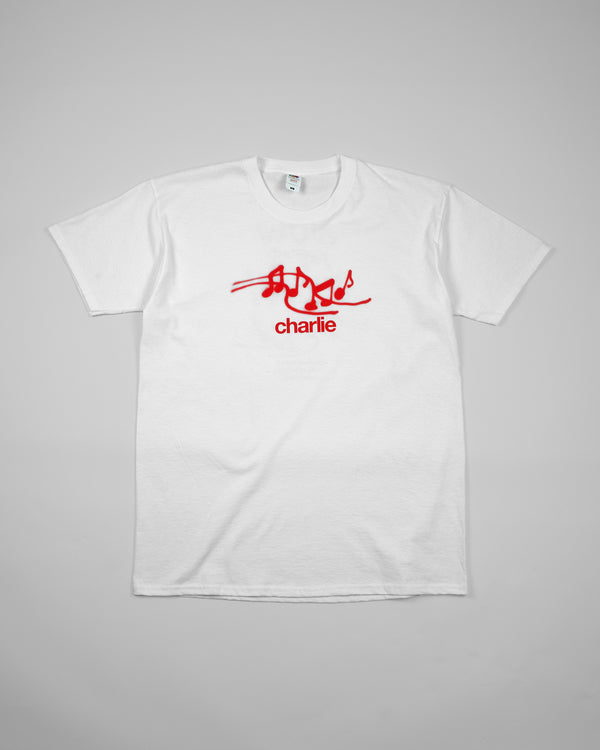 CHARLIE NOTES T-SHIRT WHITE