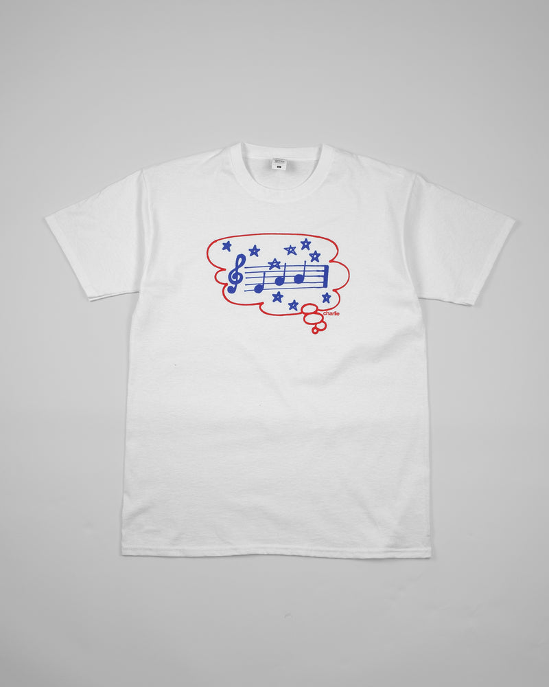 CHARLIE THOUGHT T-SHIRT WHITE