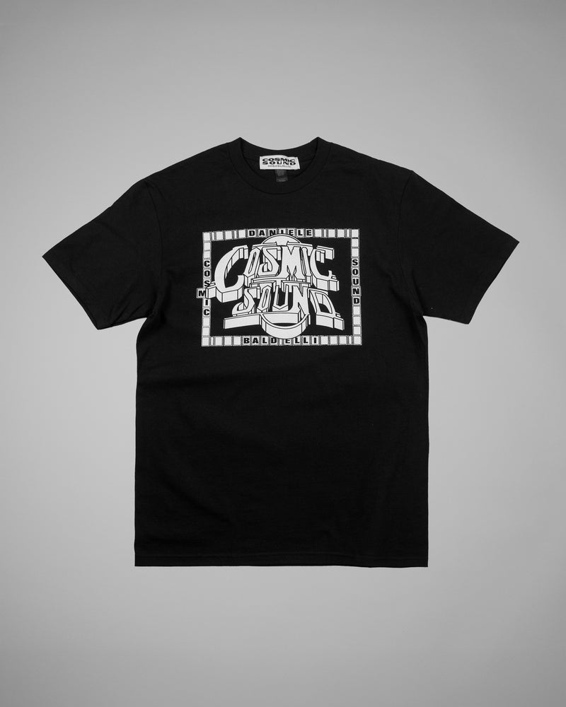 COSMIC SOUND BOARD T-SHIRT BLACK