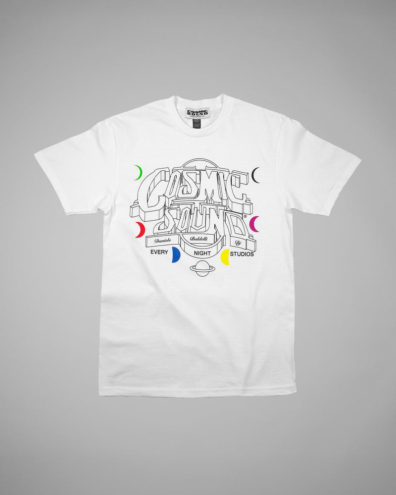 COSMIC SOUND ENS T-SHIRT WHITE