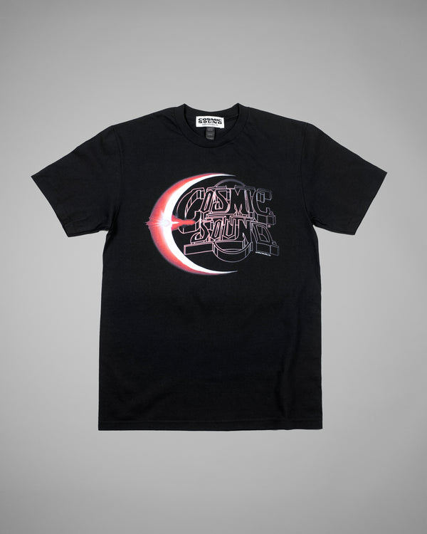 COSMIC SOUND ECLIPSE T-SHIRT BLACK