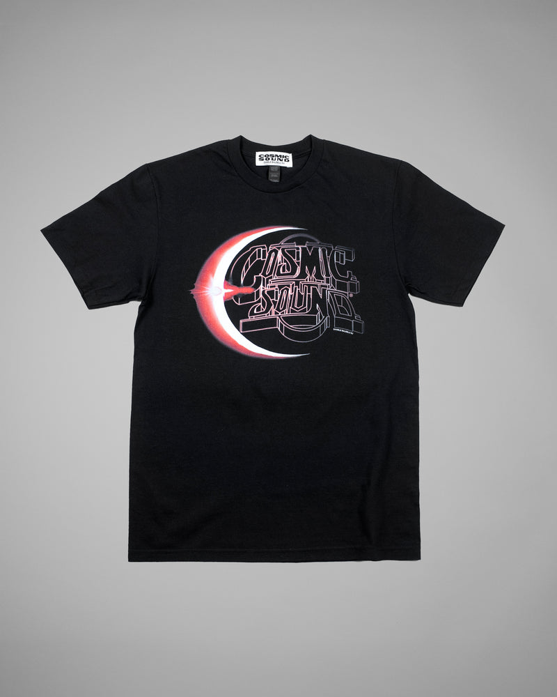 COSMIC SOUND ECLIPSE T-SHIRT BLACK