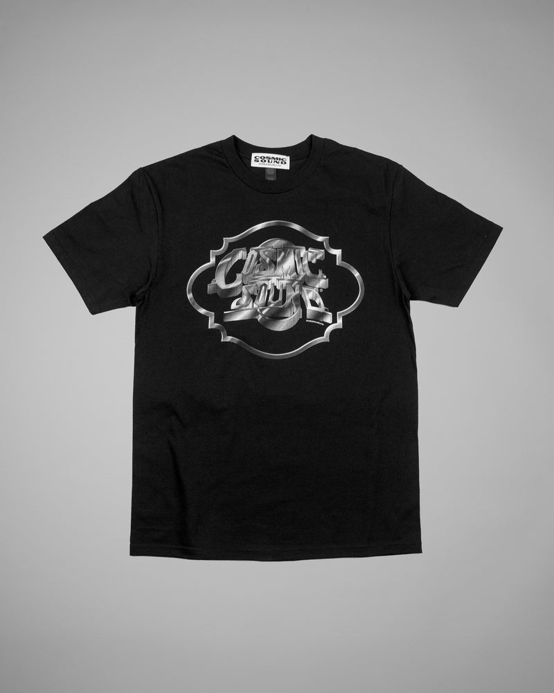 COSMIC SOUND MARBLE T-SHIRT BLACK