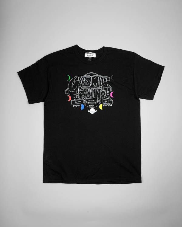 COSMIC SOUND T-SHIRT BLACK