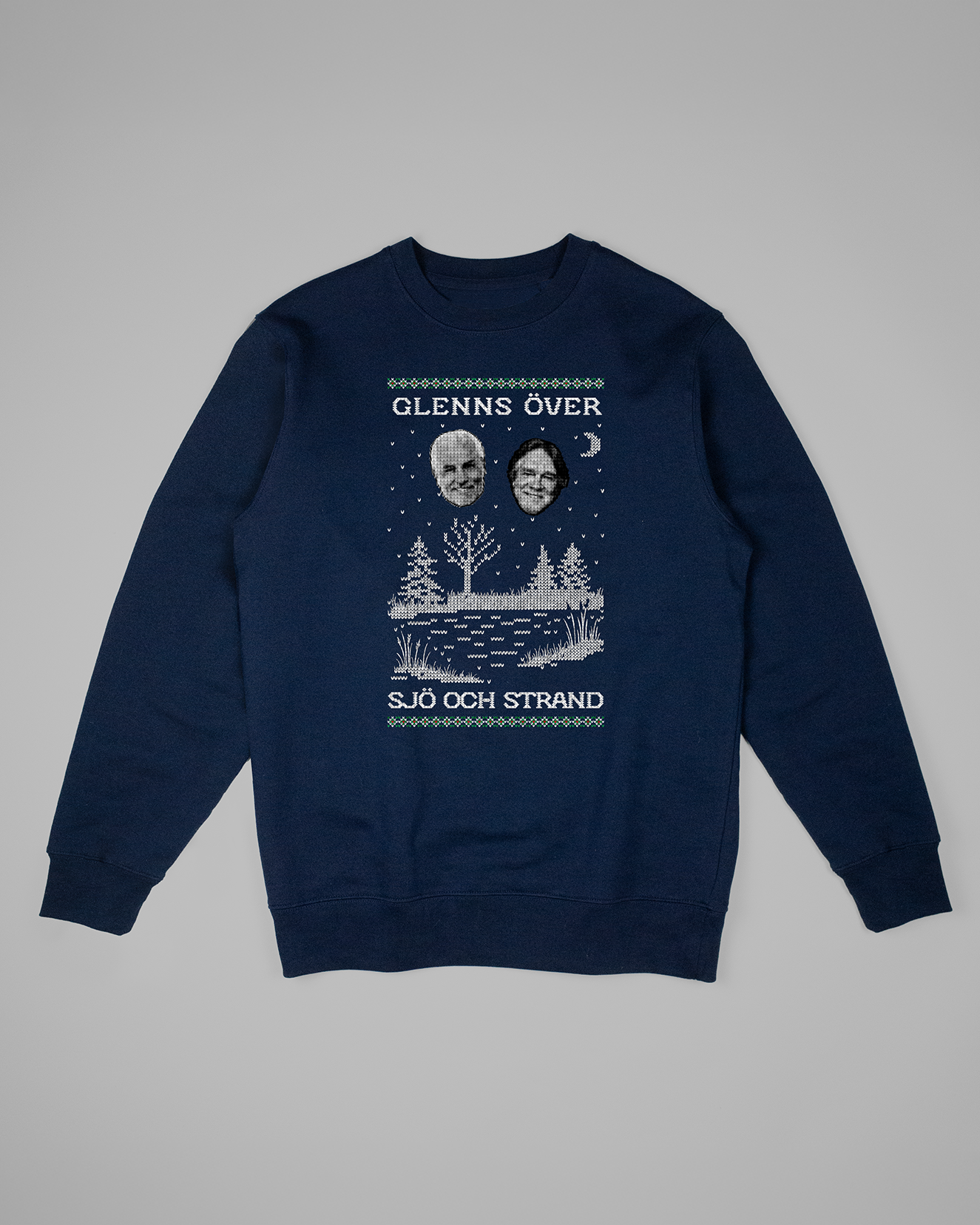 MEME LORD JEKI GLENNS CHRISTMAS SWEATER MARINBLÅ (SOLD OUT)