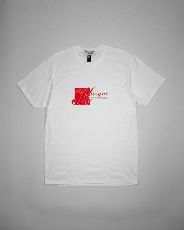 KIOSQUE LOGO T-SHIRT WHITE