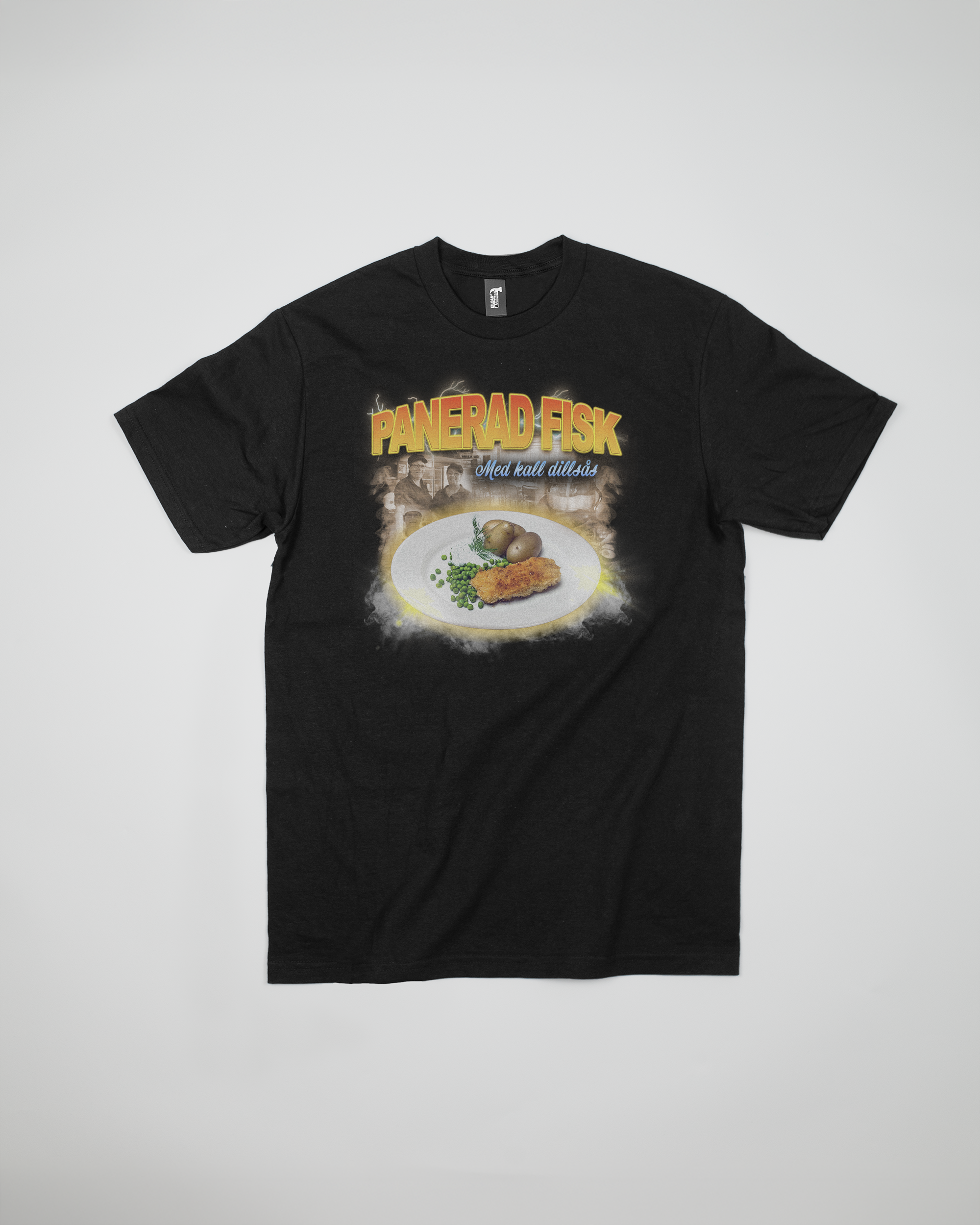 MEME LORD JEKI PANERAD FISK T-SHIRT SVART