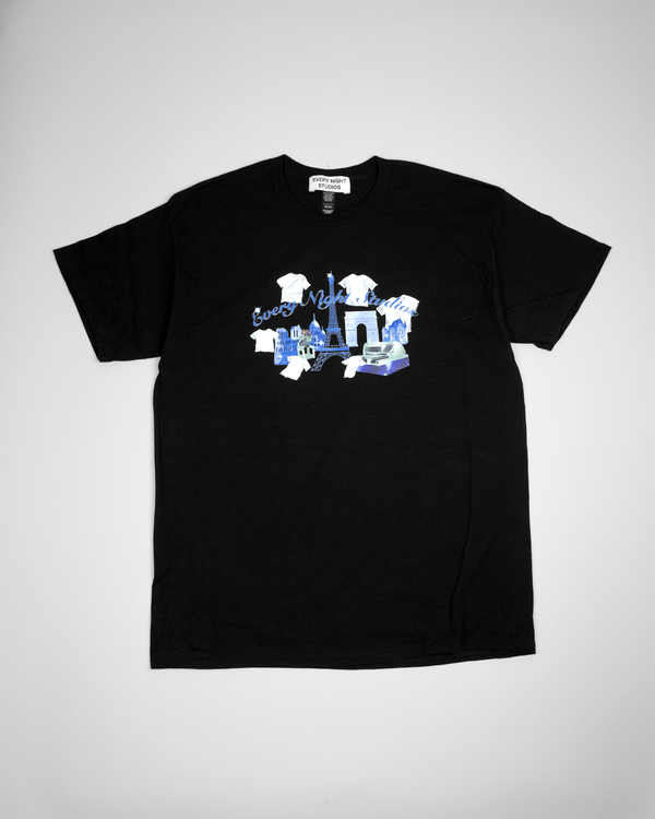 PARIS T-SHIRT BLACK