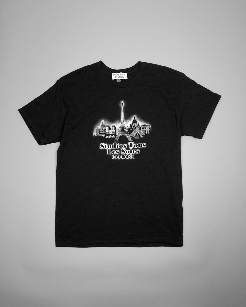 EIFFEL T-SHIRT BLACK