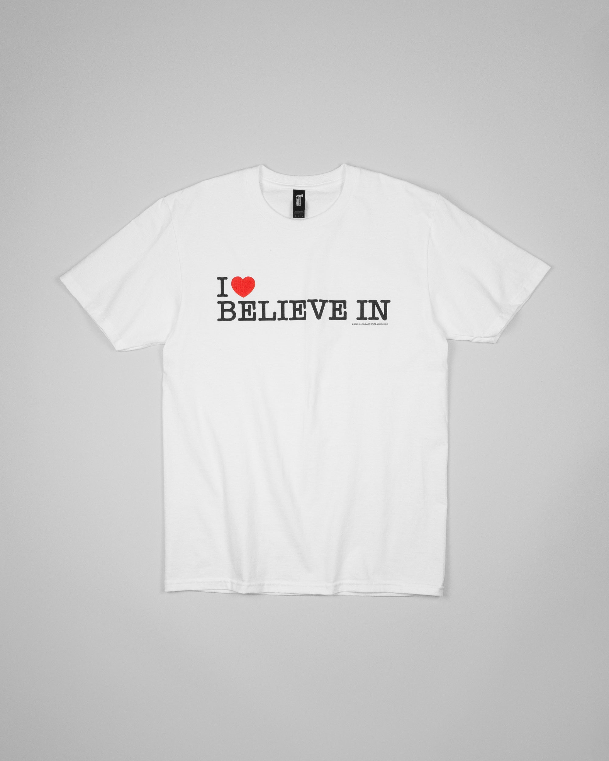 BLURB BELIEVE T-SHIRT WHITE