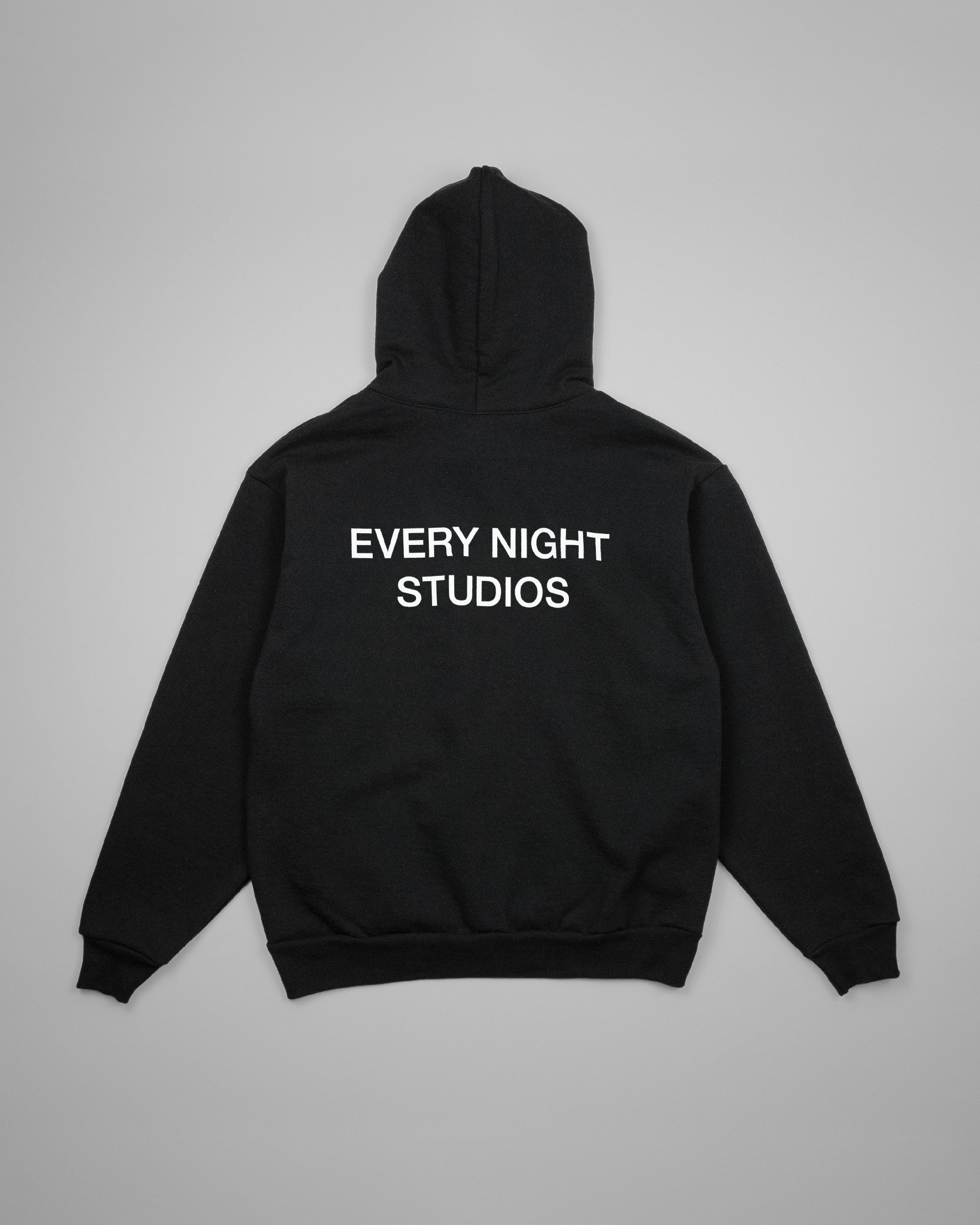 MOON LOGO HOODIE BLACK