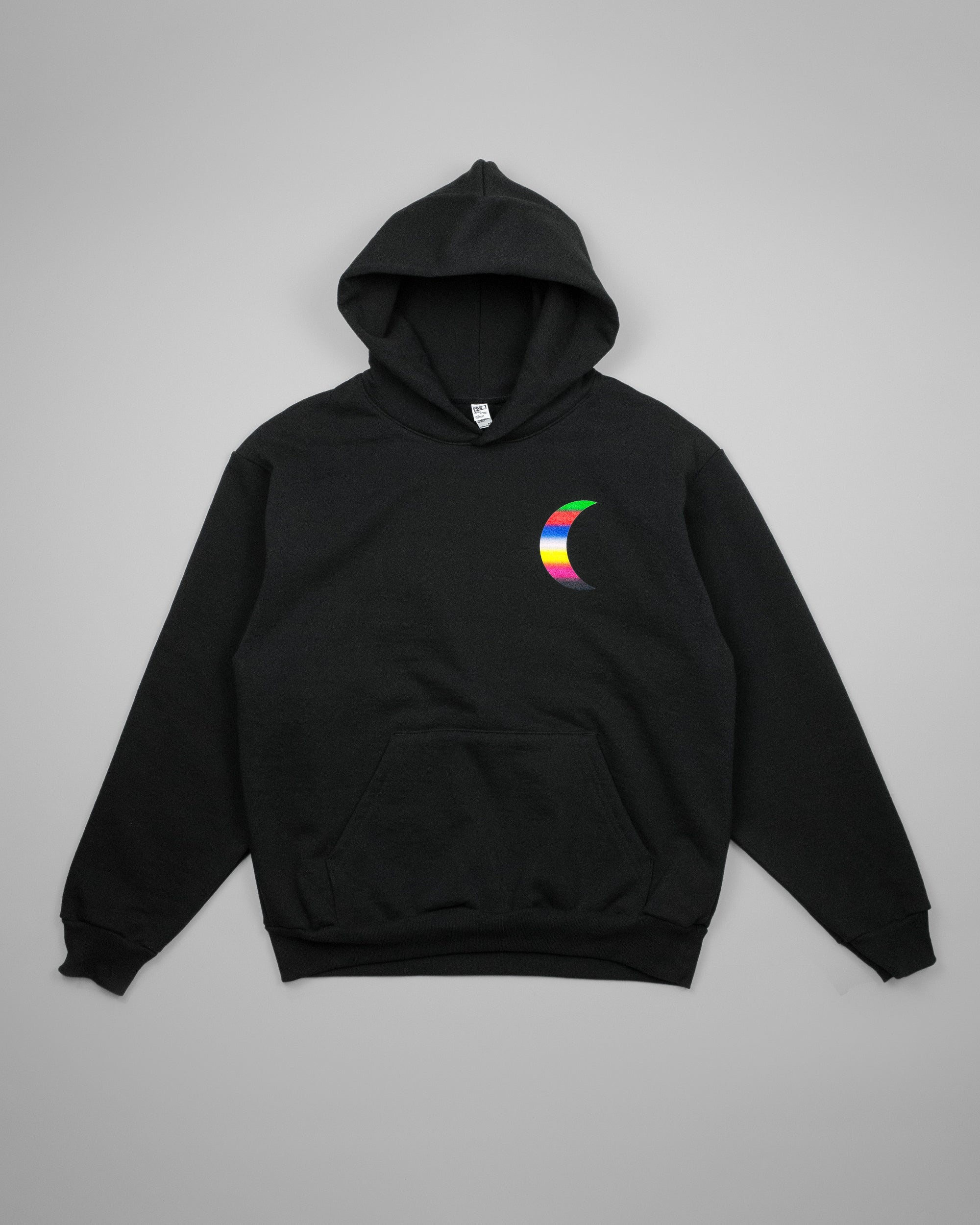 MOON LOGO HOODIE BLACK