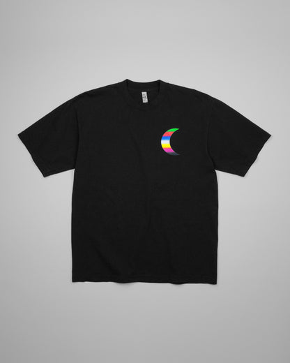 MOON LOGO T-SHIRT SVART