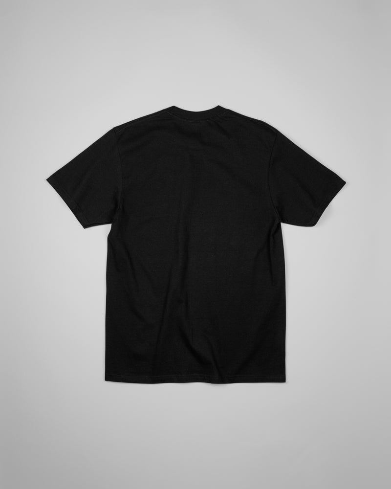 COSMIC SOUND RED STARS T-SHIRT BLACK