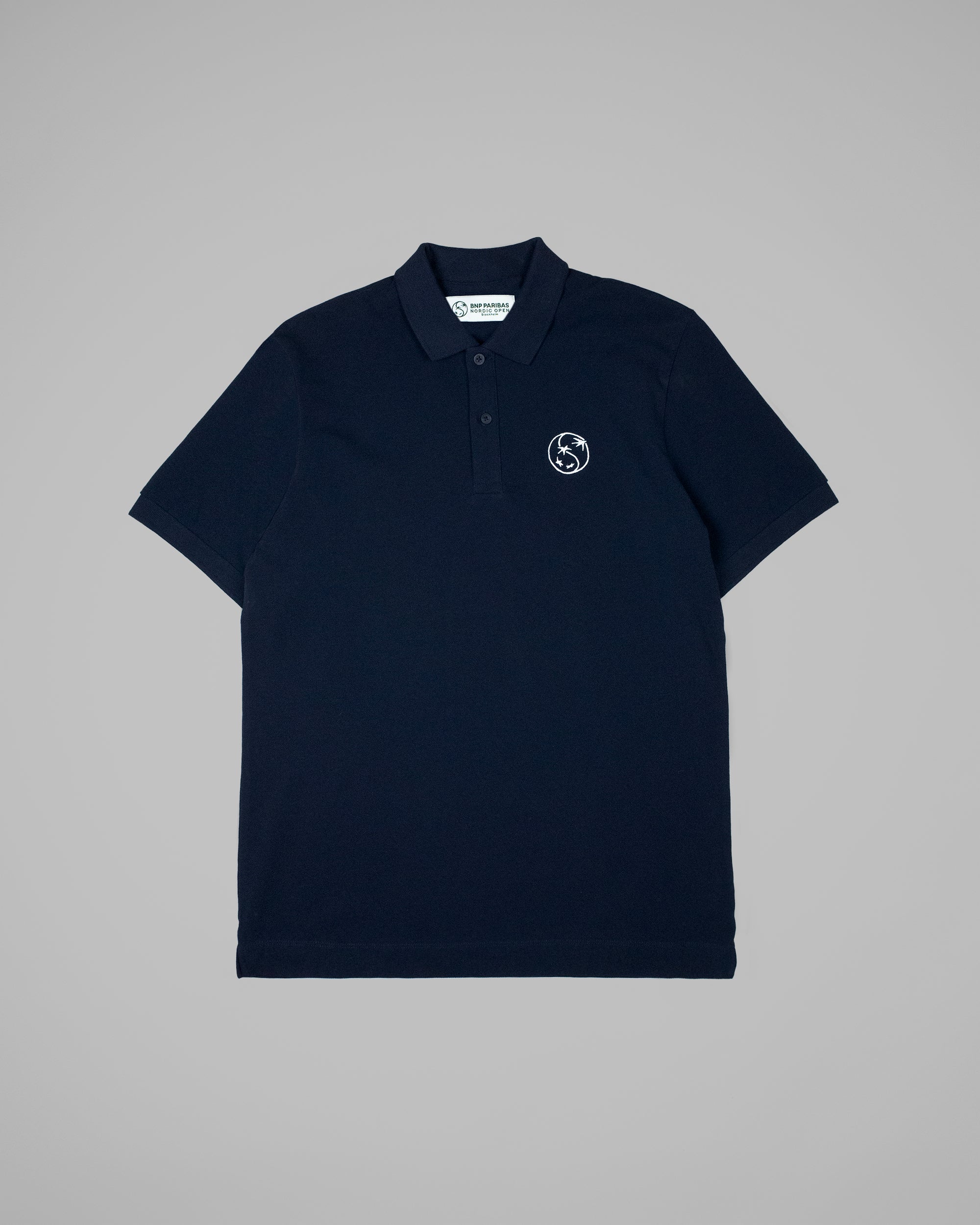 BNP PARIBAS NORDIC OPEN LOGO POLO MARINBLÅ