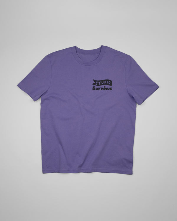 STUDIO BARNHUS LOGO T-SHIRT PURPLE