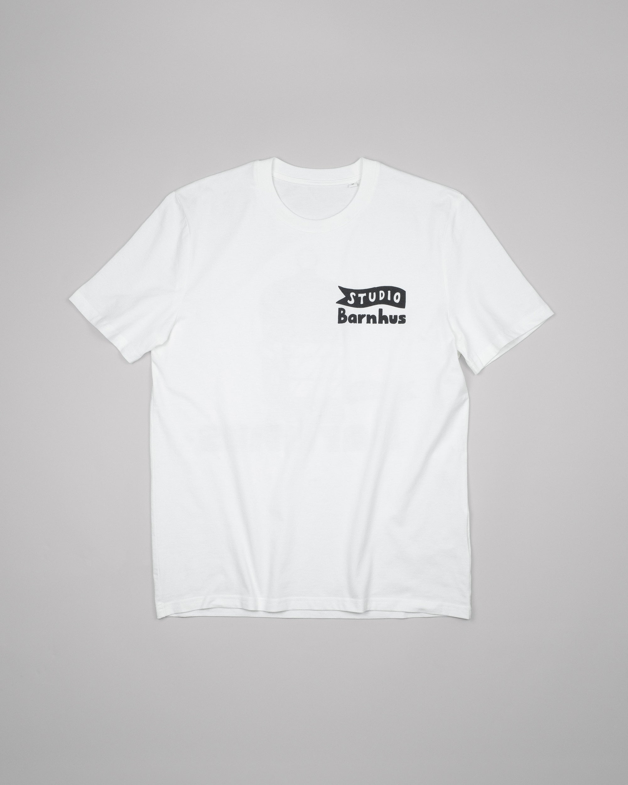 STUDIO BARNHUS LOGO T-SHIRT VIT